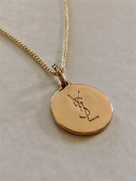 ysl pendant chain|ysl pendant necklace.